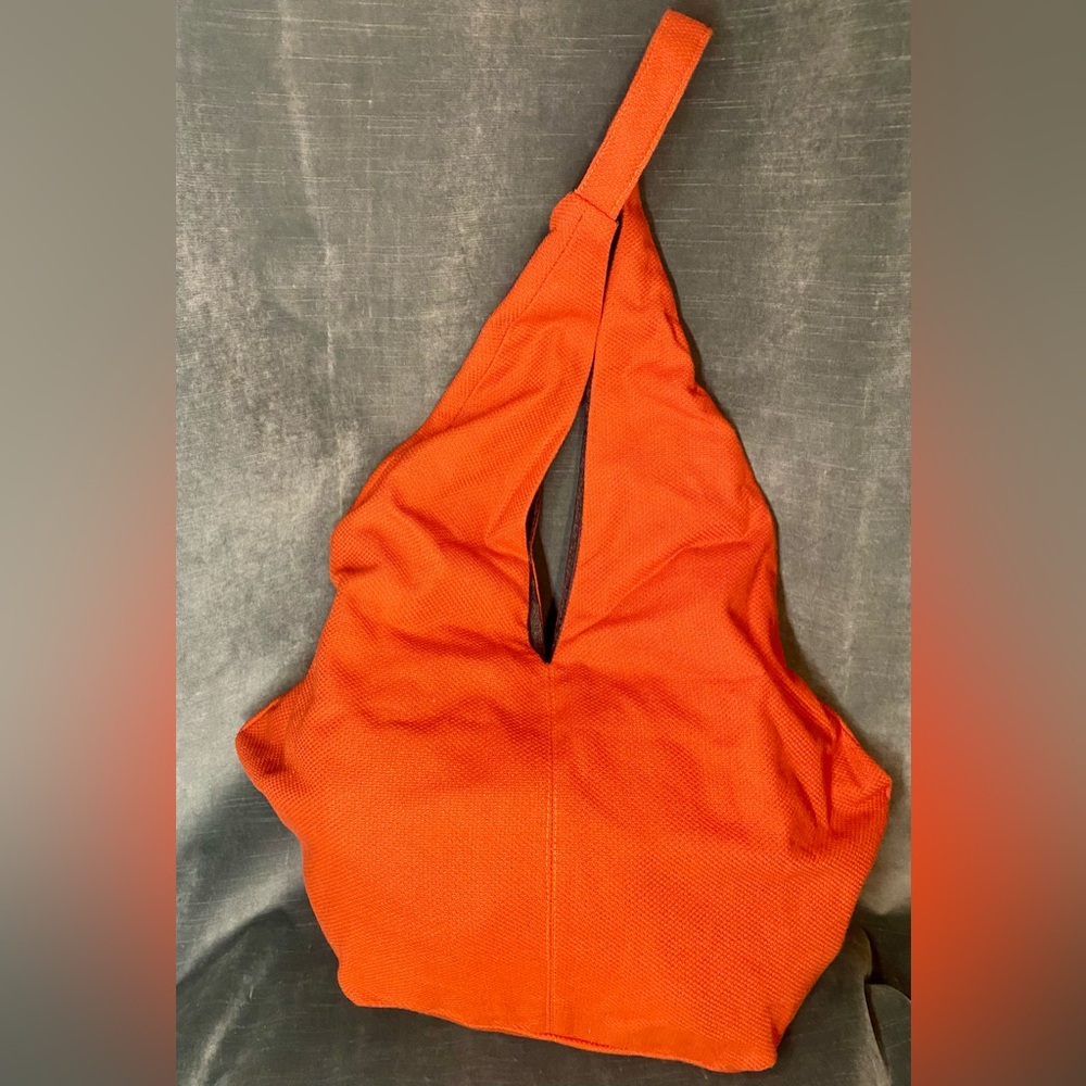 Hand made Red asymmetrical Shoulder bag